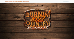 Desktop Screenshot of burnincountryradio.com