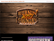 Tablet Screenshot of burnincountryradio.com